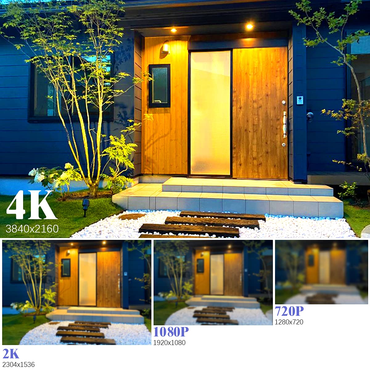 Amazon.co.jp: (800万画素・双方向通話) 4K POE防犯カメラセット 8台